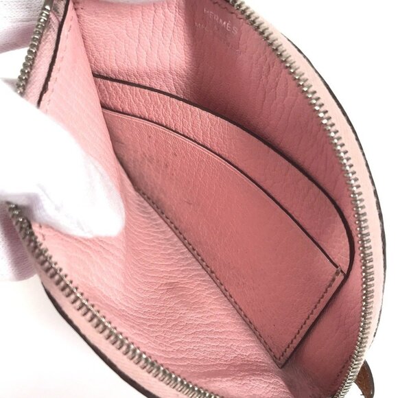 HERMES Pink Wallet - Picture 9 of 11